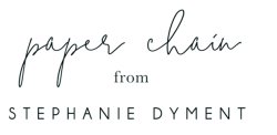 Paper Chain from Stephanie Dyment Paper Chain from Stephanie Dyment